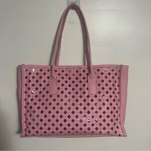 Elizabeth Arden New York Pink PVC Tote Bag
